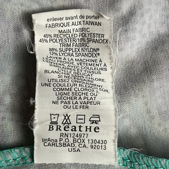 Prana Amaya Floral Print Racer Back Dress Sz:M - Picture 10 of 10